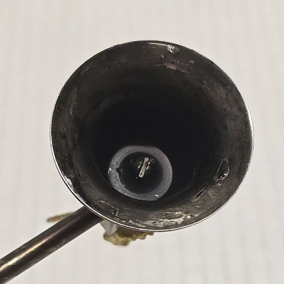 Vintage Angel Candle Snuffer Brass Iron Two Tone Metal - Picture 7 of 9